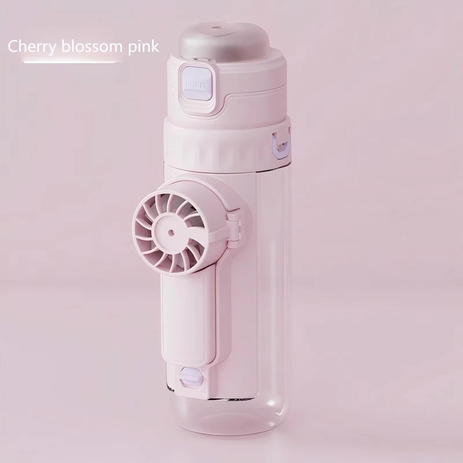 Water Bottle with Mini Fan